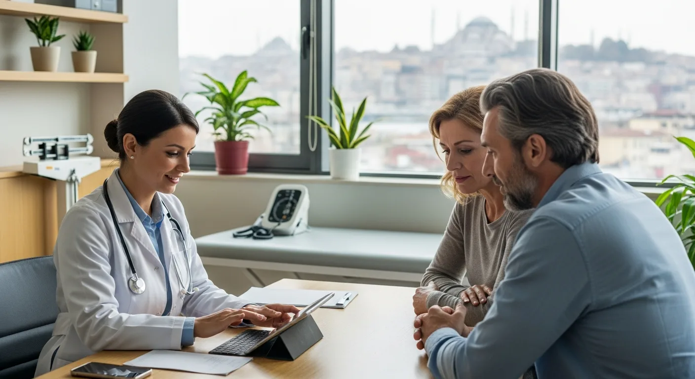 Consultation médicale avec un patient français à Istanbul Bariatric Center