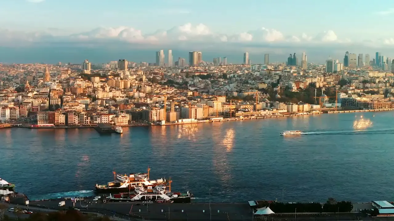 Liv Hospital Istanbul at night