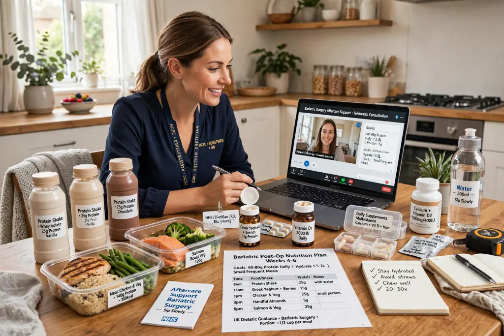 UK-registered bariatric dietitian providing gastric sleeve aftercare online