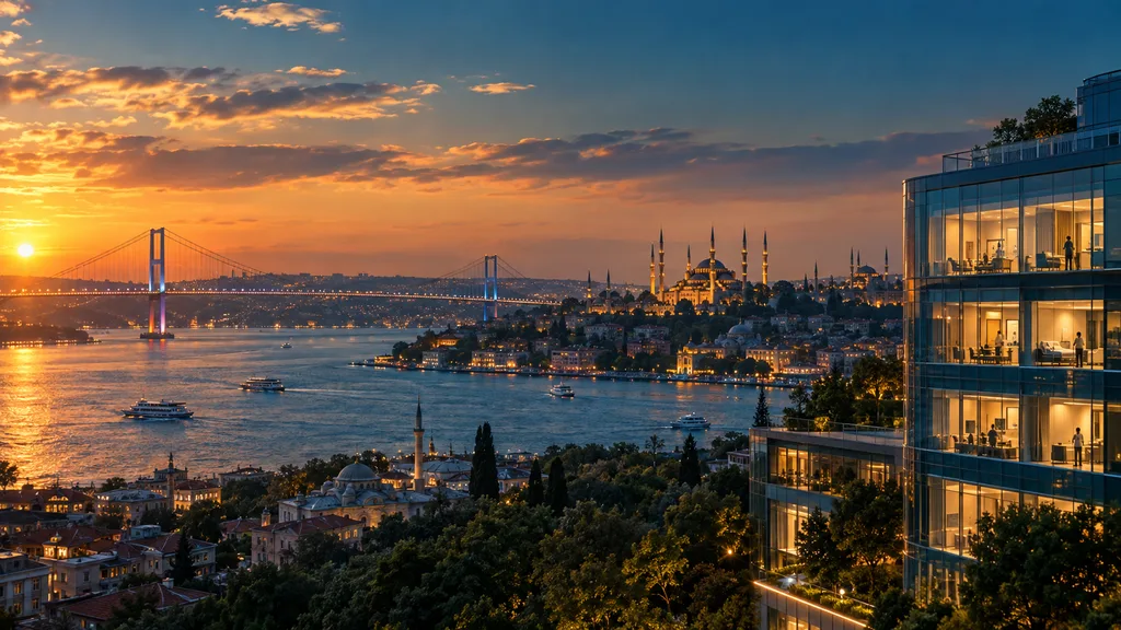 Istanbul Bosphorus skyline for UK patients considering weight loss surgery in Turkey