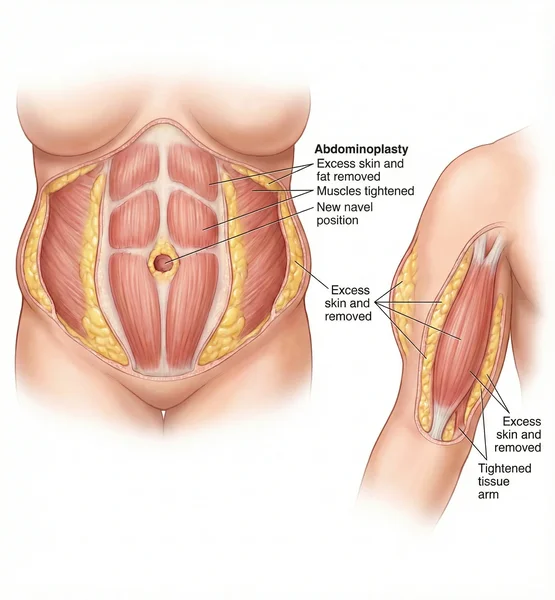Post-bariatric body contouring procedures